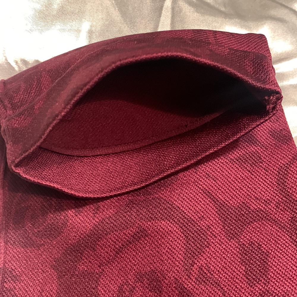 🌹 SPANX • NWOT Soft & Smooth Active 7/8 Original Rose Colored Patterned Leggings - Picture 5 of 7